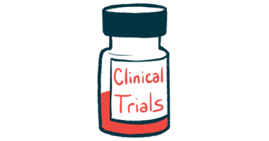 An illustration of bottle labelled 'clinical trials.'