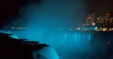 fragile x awareness | Fragile X News Today | image of Niagara Falls lit in teal