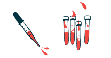 Illustration of vials filled with red liquid.