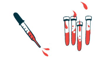 Illustration of vials filled with red liquid.