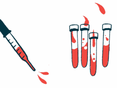 Illustration of vials filled with red liquid.