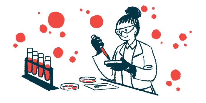 An illustration shows a person working with petri dishes in a lab.